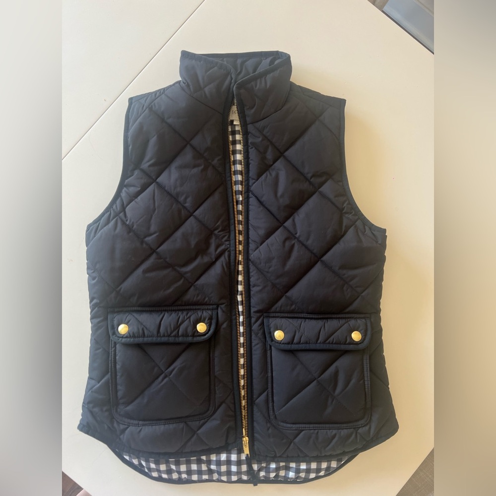 Jcrew Black Vest